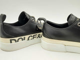 Dolce & Gabbana Portofino Calfskin Nappa Leather Sneakers Size Eu 39 Fw0125rxsa