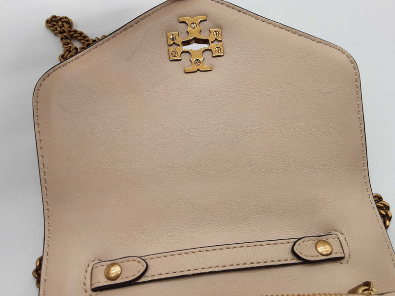 Tory Burch Kira Squared Creme White Quilted Leather Crossbody Bag Do0725crde