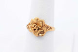 24k Yellow Gold Flower Ring 4.3 Grams Size 8 Eb0924lsrsa