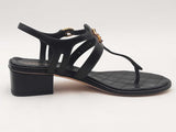 Chanel Cc Leather Flats Black Size Eu 37 Aa1025lzxsa