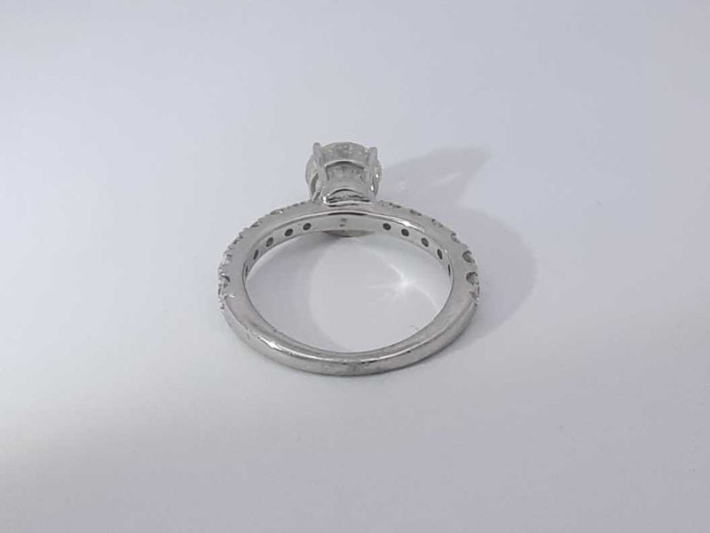 1.34 Cttw Diamond 14k White Gold Ring 2.9 Grams Size 5 Aa0525loxzsa
