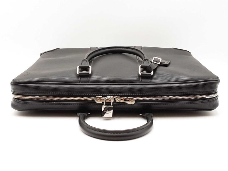 Louis Vuitton Porte Documents Voyage In Black Epi Leather Fw1025woxdu