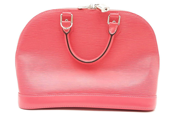 Louis Vuitton Alma Pm Red Epi Leather Handbag Sd0725wzxdu