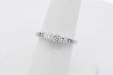 0.3cttw Diamond Ring In 14k White Gold 2.9 Grams Size 6.5 Eb0826lixsa