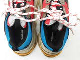 Balenciaga Triple S Blue Red Gray Women's Sneakers Size Eu 39 Do0924lrxde