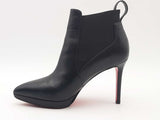 Christian Louboutin Leather Chelsea Boots Black Size 7.5 Aa0525lpzsa