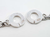 Tiffany & Co. Interlocking Circles 925 Necklace 38.3g 15.5 Inches Fw0426lzxdu