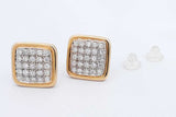 1.5ctw Diamond Stud Earrings In 14k Yellow Gold 6.4 Grams Eb0225wxzsa