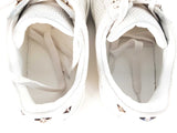 Jimmy Choo Ace White Point Embossed Nubuck Sneakers Size 40.5 Sd0726crde