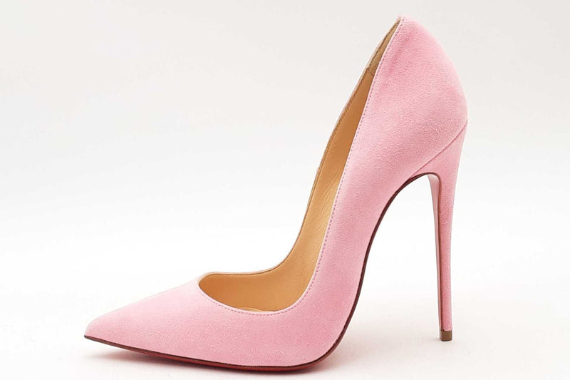 Christian Louboutin So Kate Dolly Pink Suede Pumps Size 37 Eb0225orxsa