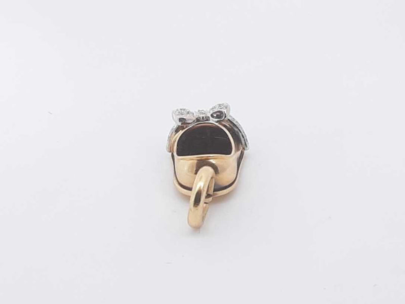 .11ctw Diamonds 18k Yellow Gold 6.8 Grams Aaron Dasha Shoe Pendant  Sd0725lrzsa