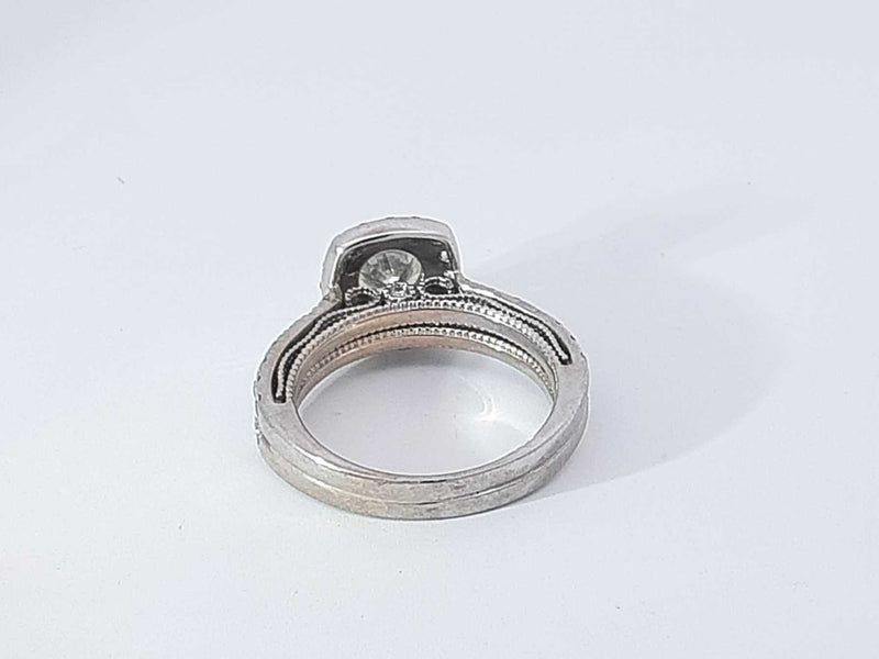 1.62 Cttw Diamond 18k White Gold 5.8 Grams Wedding Set Size 5.5 Aa0925exzsa