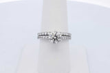2.4cttw Diamond Ring In 18k White Gold 4.4 Grams Size 7.5 Eb1026wxxzde