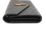 Yves Saint Laurent Matelasse Chevron Quilted Wallet With Chain Eb0726orxsa