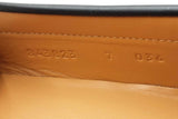 Gucci Black Leather Loafers Size 7 Eb0126oxzdu