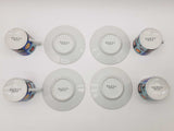 Gucci Multicolored Guccissimo Porcelain Small Mug And Saucer Set 4 Do1225irxde
