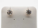 3.00 Cttw Lab Grown Diamonds 14k Yg 1.5g Screw Back Stud Earrings Do0726rrxde
