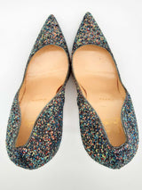 Christian Louboutin So Kate Dragonfly Glitter Heels Size Eu 40 Do0824lrxde