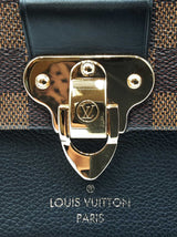 Louis Vuitton Vavin Pm Bag In Damier Ebene Coated Canvas & Black Leather Fw0726czxdu