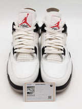 Nike Air Jordan 4 Retro Og White Cement Sneakers Size 9.5 Fv5029-100 Eb0726rxsa