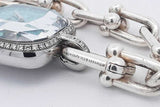 Tiffany & Co. Hardwear Diamond Bezel Sterling Silver & Steel Watch Eb0626lrxzsa