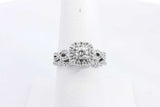 Approx. 0.94ctw Diamond Wedding Set In 14k White Gold 4.6g Size 7.5 Eb0924wxzsa