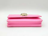 Versace La Medusa Palazzo Chain Pink Evening Bag Fw1224pxzdu