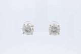 3.0cttw Diamond Stud Screwback Earrings In 18k Yellow Gold 2 Grams Eb0126lrxzde