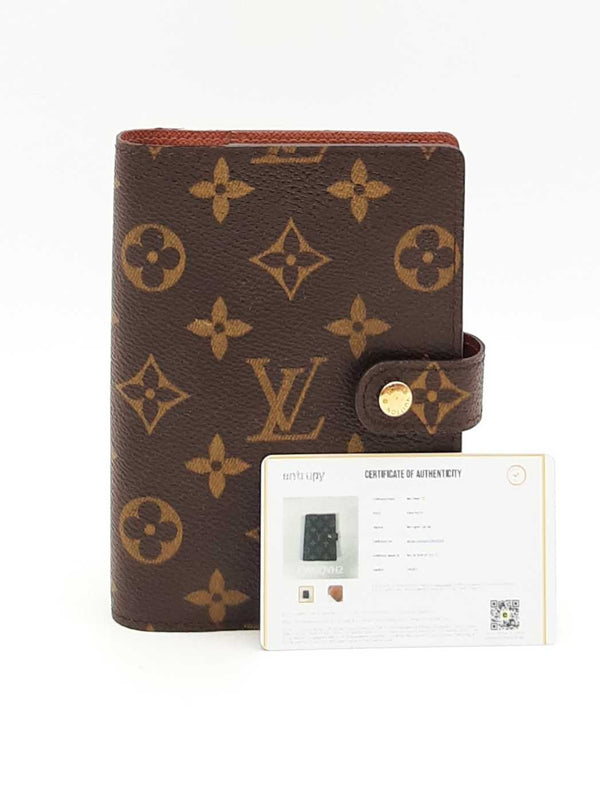 Louis Vuitton Small Ring Agenda Cover In Lv Monogram Coated Canvas Fw0125crsa