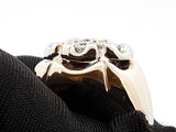 0.70 Cttw Diamond & 14k Yellow Gold Cluster Ring 10 Grams Size 6.5 Fw0826ixzdu