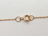 0.95 Cttw Lab Grown Diamonds 14k Yellow Gold 1.8g Cross Chain 18 In Do0525wwode