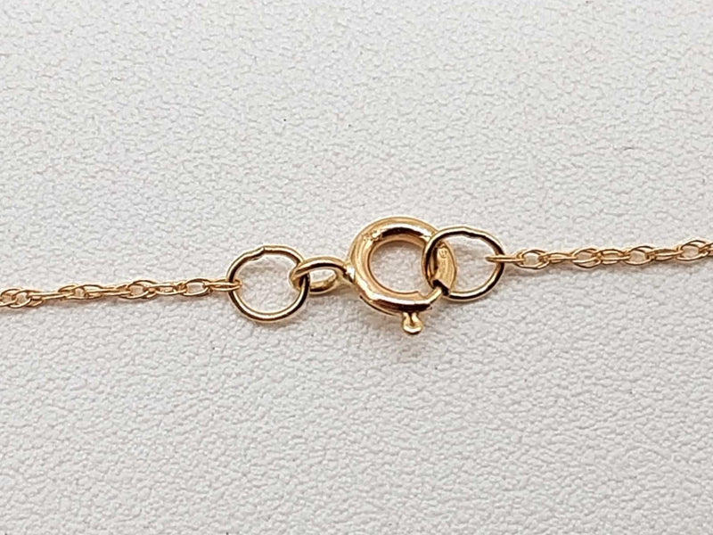 0.95 Cttw Lab Grown Diamonds 14k Yellow Gold 1.8g Cross Chain 18 In Do0525wwode