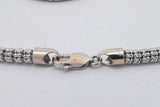 14k White Gold Diamond Cut Rope Chain Necklace 32.5 Grams 26 Inch Eb0726olxzsa