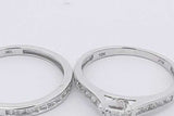 0.43cttw Diamond Wedding Set In 10k White Gold 3 Grams Size 7 Eb0226oorsa