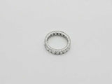 4.4 Dwt Lab Grown Diamond 2.2 Grams 14k White Gold Ring Size 6.5 Mk0825crzmia