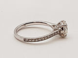 1.85 Cttw Lab Grown Diamonds 14k White Gold 2.5g Ring Size 6.25 Do0326ccrde