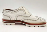 Christian Louboutin Crapamale White Leather Shoes Size 40 Eb0325orxsa