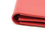 Louis Vuitton Red Leather Lockme Long Wallet Eb0826orxsa