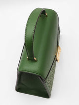Michael Kors Whitney Medium Satchel In Fern Green Leather Fw0826wrdu