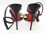 Christian Louboutin Loubi Queen 120 Black Strappy Heels Size Eu 41 Do0726lwxde