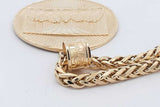 10k Yellow Gold Chain & Last Supper Pendant 22.2 Grams 23.5 Inch Eb0426lxxzsa