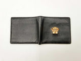 Versace La Medusa Bifold Black Leather Wallet Fw0125exsa