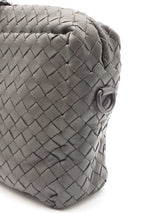 Bottega Veneta Crossbody Bag In Grey Intrecciato Nappa Leather Fw0926wxzdu