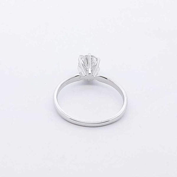 Diamond 1ctw 14k Wg Solitaire 2.6 Grams Hs0324cxzsa