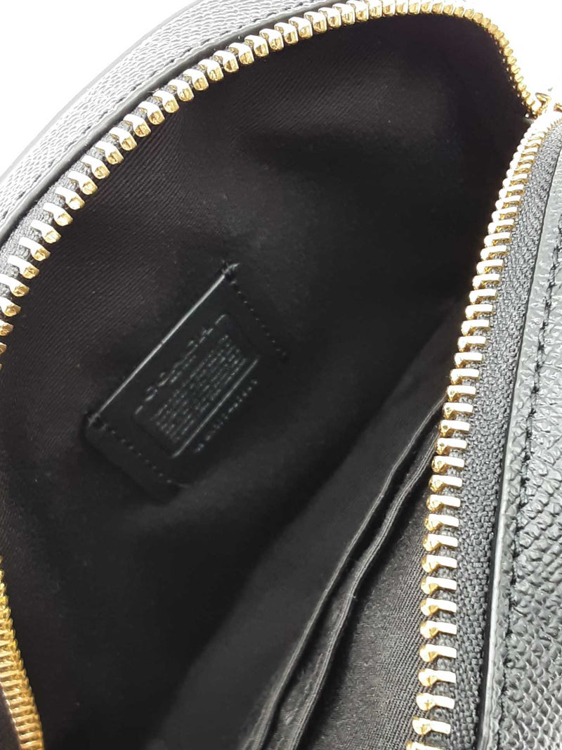 Coach Mini Serena Crossbody Bag In Black Pebble Leather Fw0725wzdu