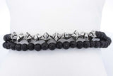 King Baby Double Wrap Lava Rock Bracelet 18.9 Grams Eb0824crsa