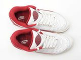 Nike Air Jordan 2/3 "White Varsity Red" Sneakers Size 10 Fw0126wzdu