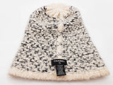 Chanel Cashmere Blend Black White Knitted Beanie Do0326wxzde