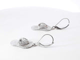 Na Hoku Diamond & 14k White Gold Flip Flop Slipper Earrings 4.2 Gram Fw0826orxdu