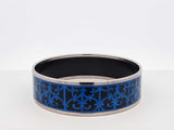 Hermès Balcons Du Guadalquivir 13mm Enamel Bangle Bracelet 8 Inch Fw0326lrxdu